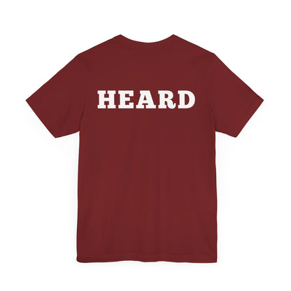 Heard T-Shirt White Text