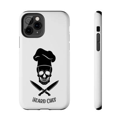Heard Chef Skull White Phone Case iPhone Samsung Galaxy