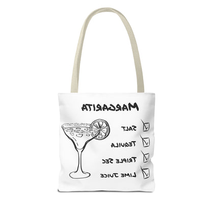 Margarita Tote Bag Black Graphic