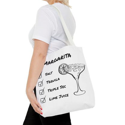 Margarita Tote Bag Black Graphic