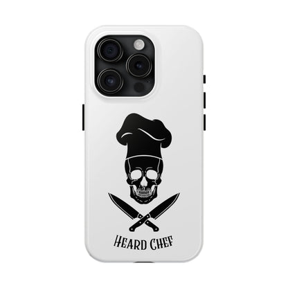 Heard Chef Skull White Phone Case iPhone Samsung Galaxy