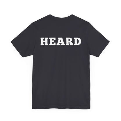 Heard T-Shirt White Text