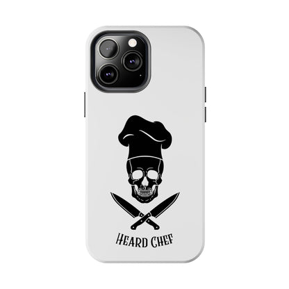 Heard Chef Skull White Phone Case iPhone Samsung Galaxy