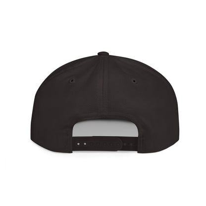 Burn Tha Ice Logo - Flat Bill Snapback Cap