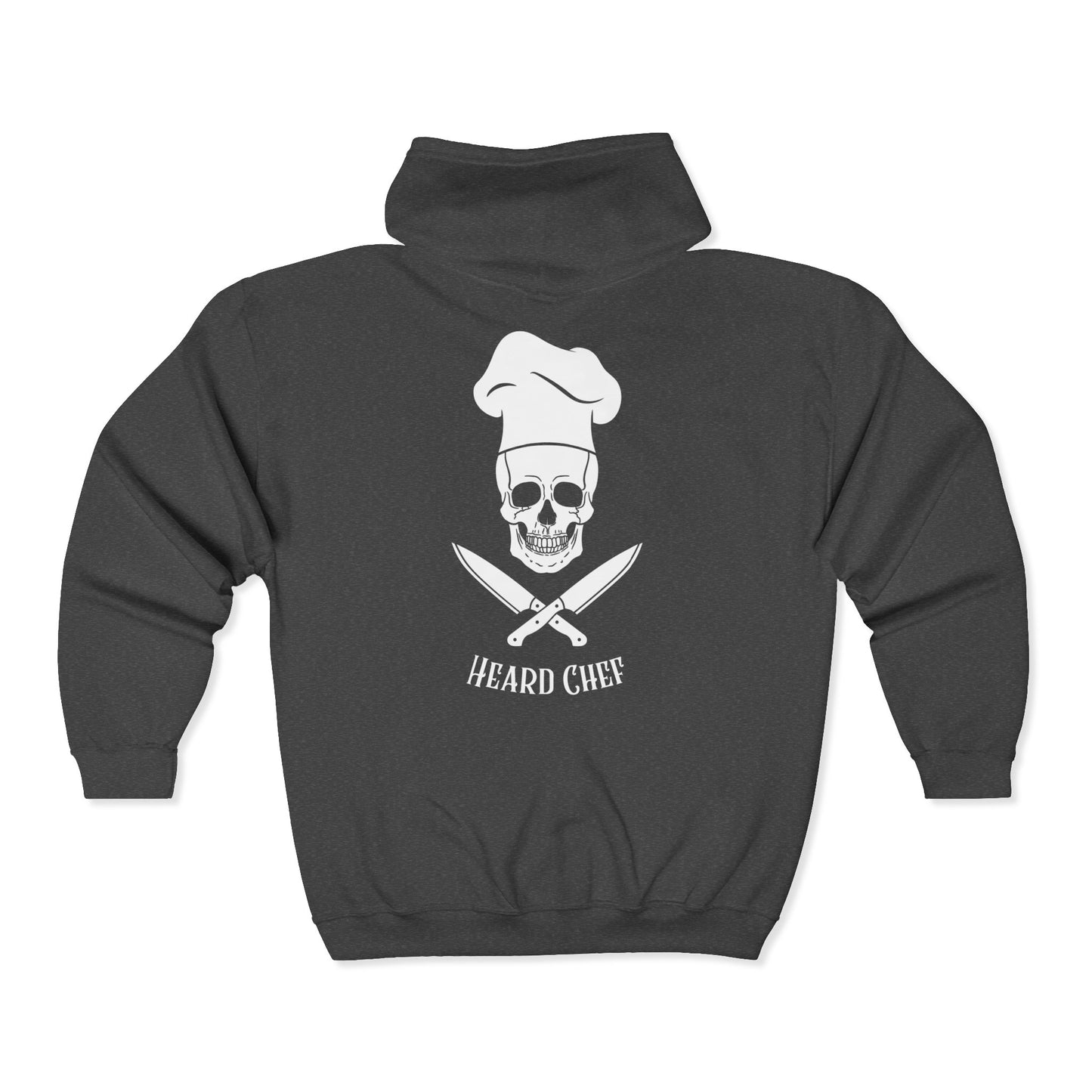 Heard Chef Skull Zip Hoodie