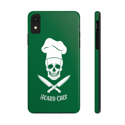 Heard Chef Skull BTI Green Phone Case iPhone Samsung Galaxy