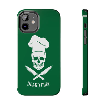 Heard Chef Skull BTI Green Phone Case iPhone Samsung Galaxy