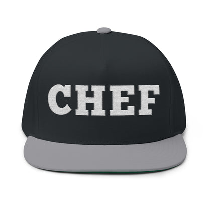 Chef Flat Bill Cap