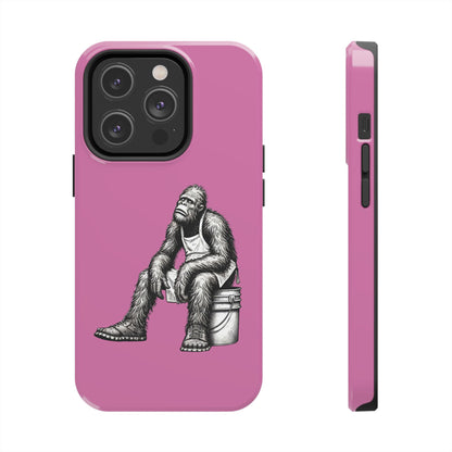 Phone Case Long Shift Bigfoot Pink iPhone Samsung Galaxy