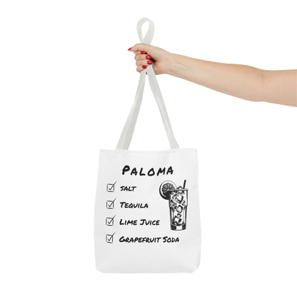 Paloma Tote Bag in Black Graphic