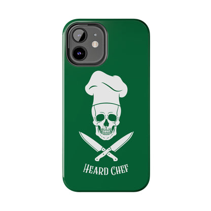 Heard Chef Skull BTI Green Phone Case iPhone Samsung Galaxy