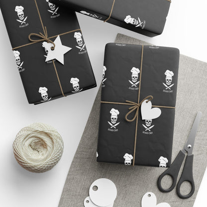 Heard Chef Skull Wrapping Paper