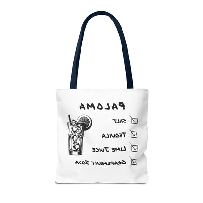 Paloma Tote Bag in Black Graphic