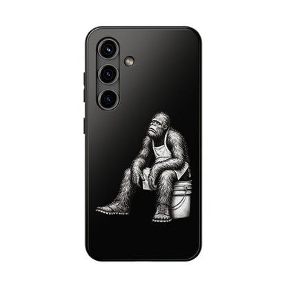 Phone Case Long Shift Bigfoot Black iPhone Samsung Galaxy