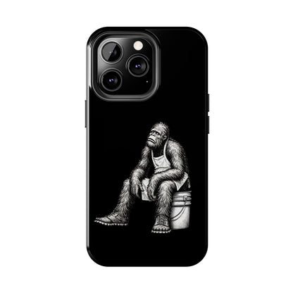 Phone Case Long Shift Bigfoot Black iPhone Samsung Galaxy