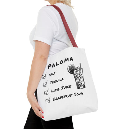 Paloma Tote Bag in Black Graphic