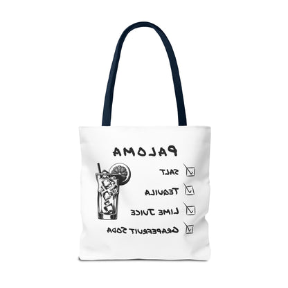 Paloma Tote Bag in Black Graphic