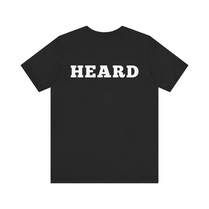 Heard T-Shirt White Text