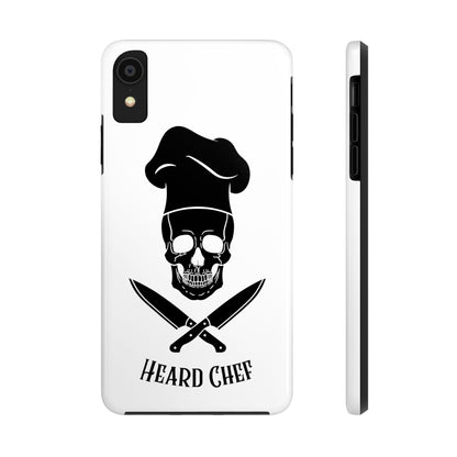 Heard Chef Skull White Phone Case iPhone Samsung Galaxy