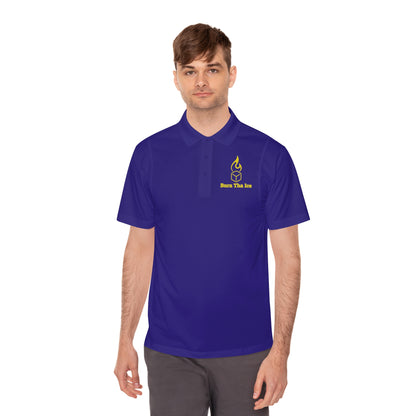 Burn Tha Ice Logo Polo Shirt