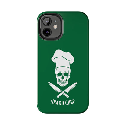 Heard Chef Skull BTI Green Phone Case iPhone Samsung Galaxy
