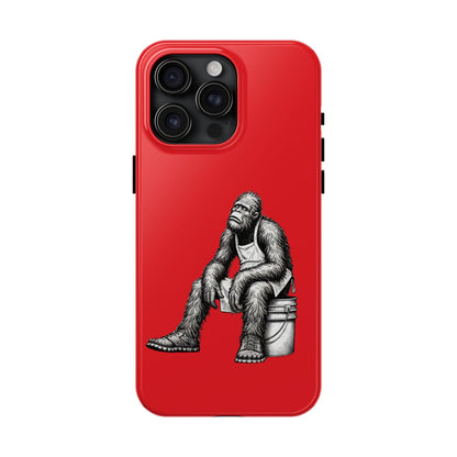 Phone Case Long Shift Bigfoot Red iPhone Samsung Galaxy