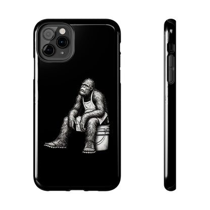 Phone Case Long Shift Bigfoot Black iPhone Samsung Galaxy
