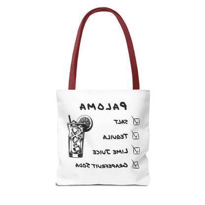 Paloma Tote Bag in Black Graphic