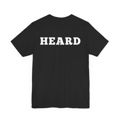 Heard T-Shirt White Text