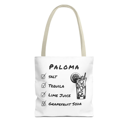 Paloma Tote Bag in Black Graphic