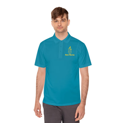 Burn Tha Ice Logo Polo Shirt