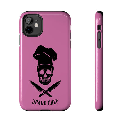 Heard Chef Skull Pink Phone Case iPhone Samsung Galaxy