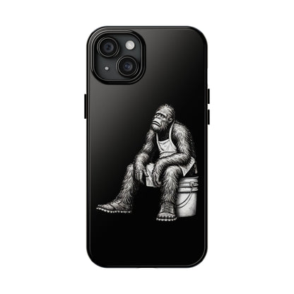 Phone Case Long Shift Bigfoot Black iPhone Samsung Galaxy