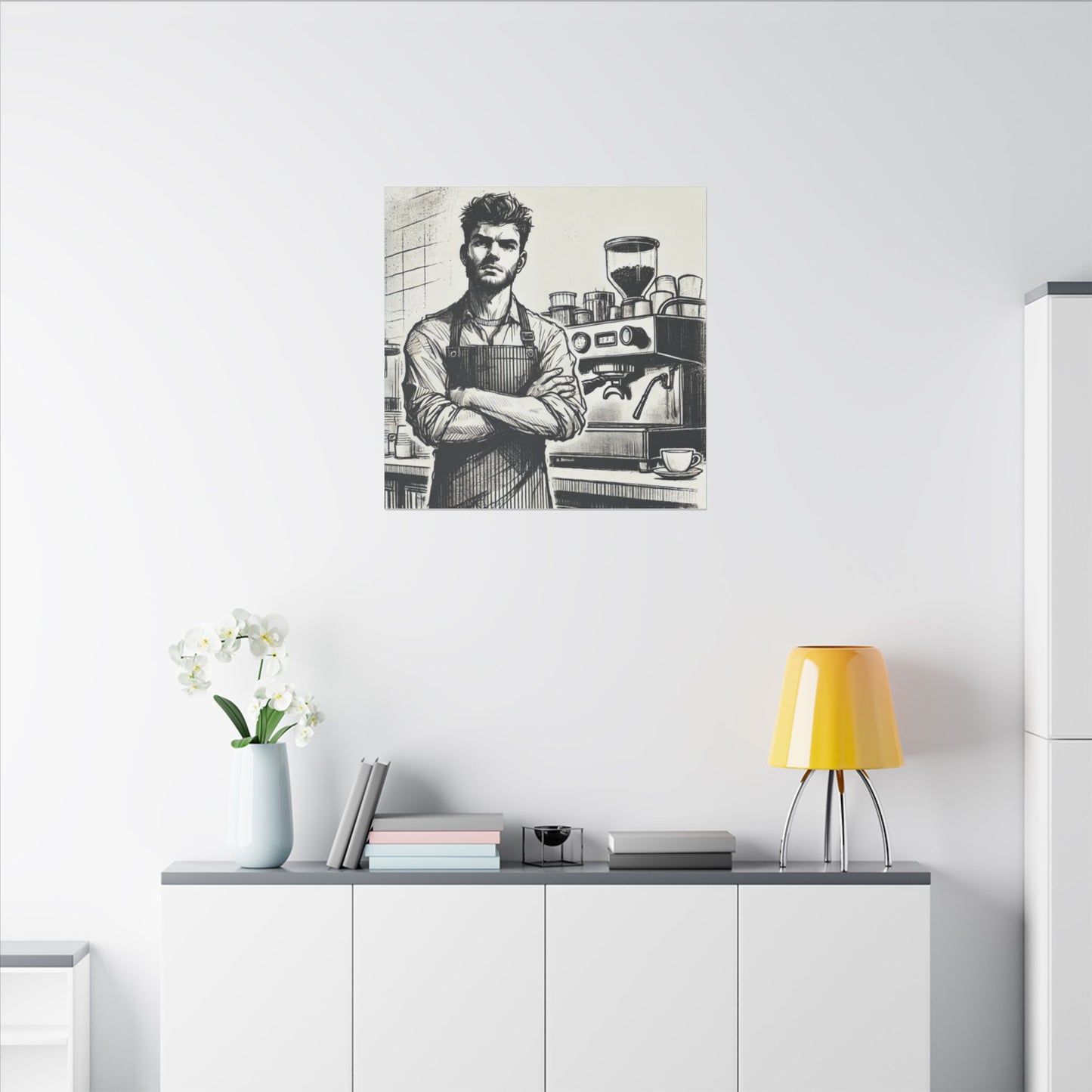 Canvas Print - Barista Industry Struggles