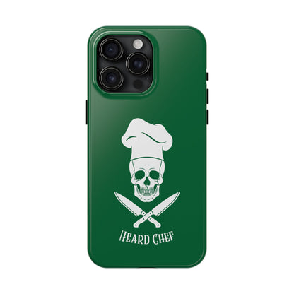 Heard Chef Skull BTI Green Phone Case iPhone Samsung Galaxy