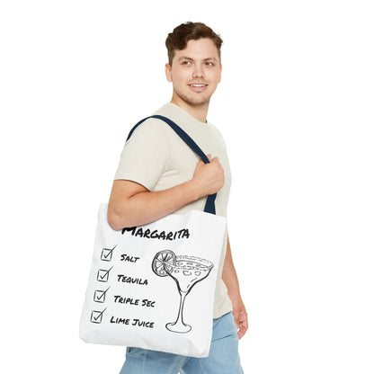 Margarita Tote Bag Black Graphic