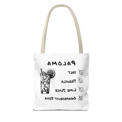 Paloma Tote Bag in Black Graphic