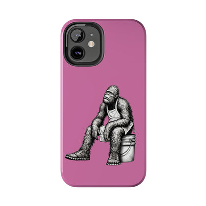 Phone Case Long Shift Bigfoot Pink iPhone Samsung Galaxy
