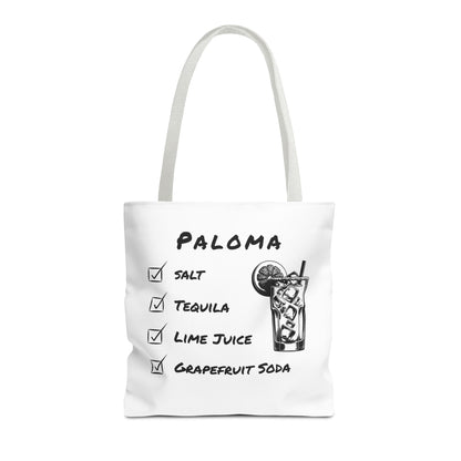 Paloma Tote Bag in Black Graphic