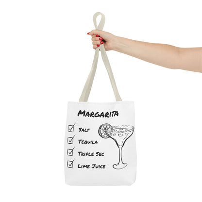 Margarita Tote Bag Black Graphic