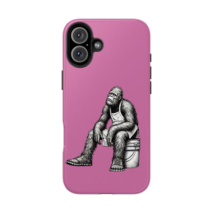Phone Case Long Shift Bigfoot Pink iPhone Samsung Galaxy