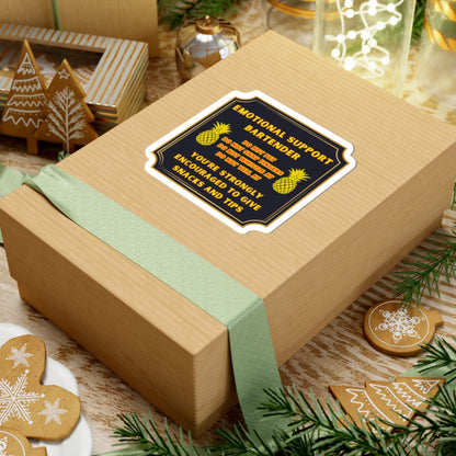 Emotional Support Bartender Sticker