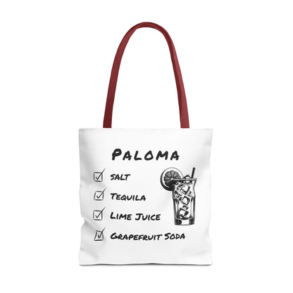 Paloma Tote Bag in Black Graphic