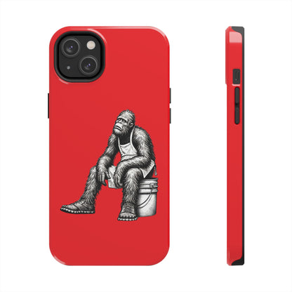 Phone Case Long Shift Bigfoot Red iPhone Samsung Galaxy
