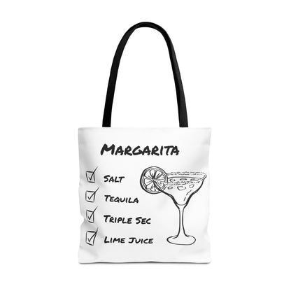 Margarita Tote Bag Black Graphic