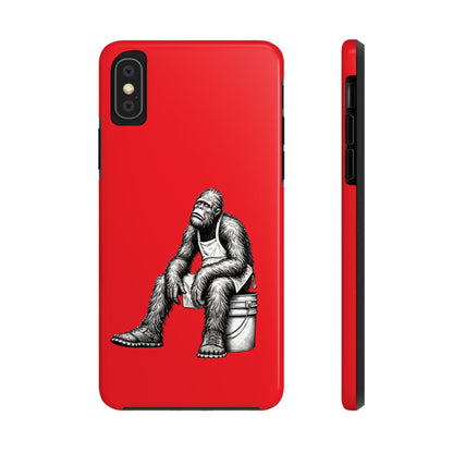 Phone Case Long Shift Bigfoot Red iPhone Samsung Galaxy