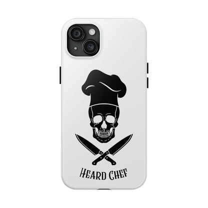 Heard Chef Skull White Phone Case iPhone Samsung Galaxy