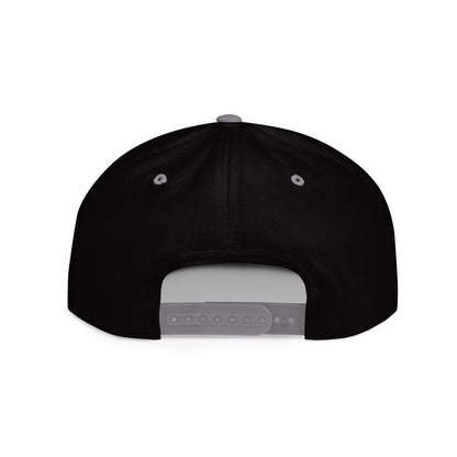 Burn Tha Ice Logo - Flat Bill Snapback Cap