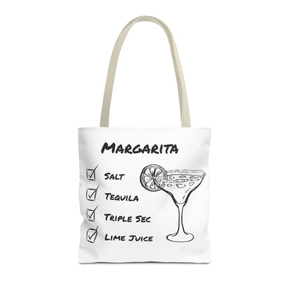 Margarita Tote Bag Black Graphic