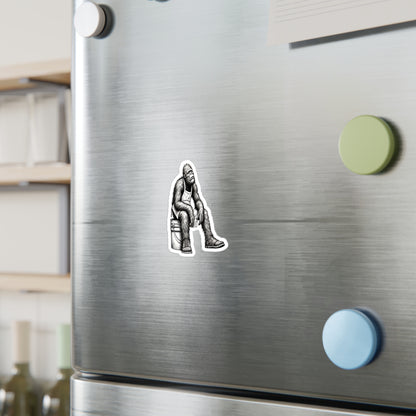 Vinyl Sticker Long Shift Bigfoot